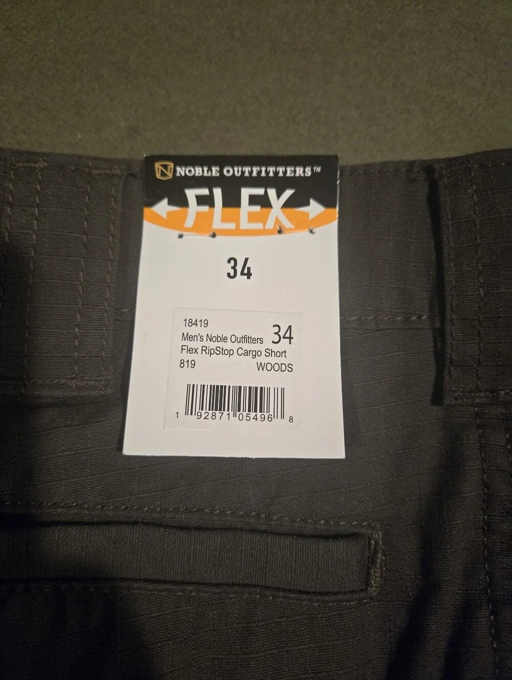 Men's Noble Outfitters Flex Cargo Shorts - Charcoal